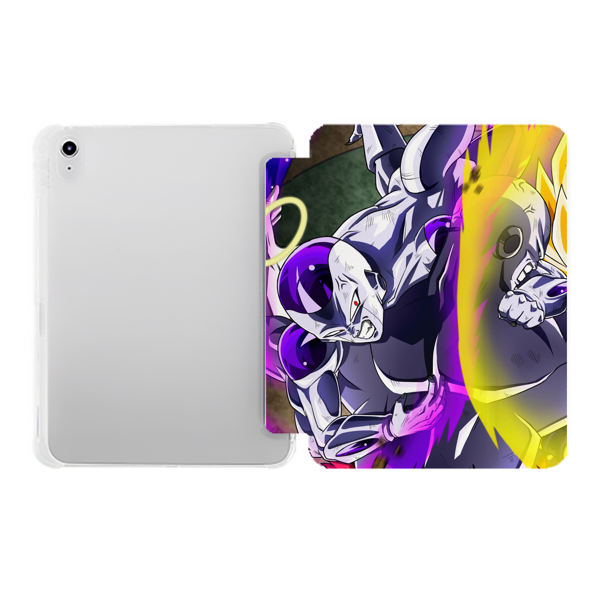 （画像用） ドラゴンボール DRAGON BALL IPad ケース ペン収納付き 三つ折りスタンド PUレザー×シリコン 対応機種9.5/10.5/10.9インチ